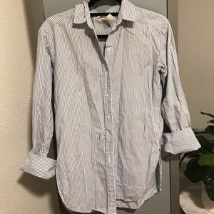Stripped button down blouse